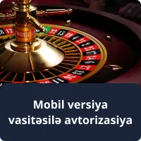 Mobil versiya vasitəsilə avtorizasiya